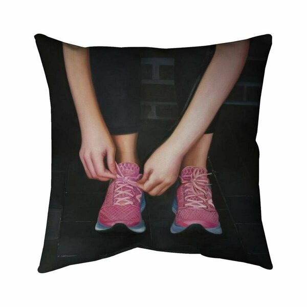 Begin Home Decor 26 x 26 in. Ready for the Race-Double Sided Print Indoor Pillow 5541-2626-SP64